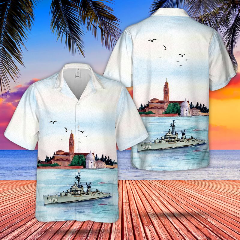 USS Taylor (DD/DDE 468) U.S Navy Ship Reunions Hawaiian Shirt