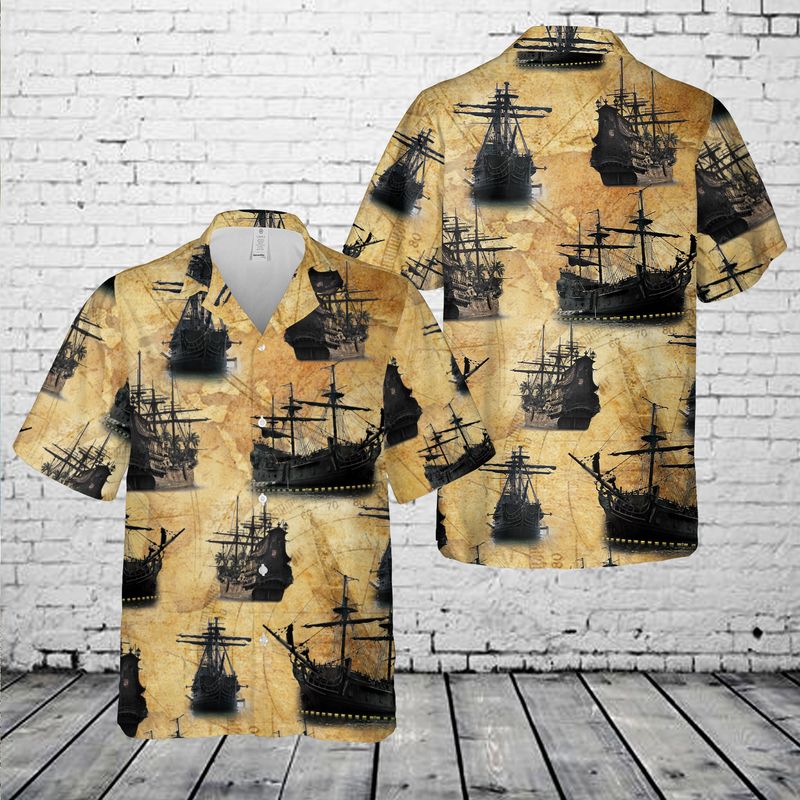 Black Pearl Hawaiian Shirt