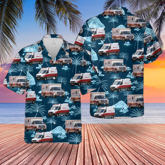 Georgia MetroAtlanta Ambulance Service Hawaiian Shirt