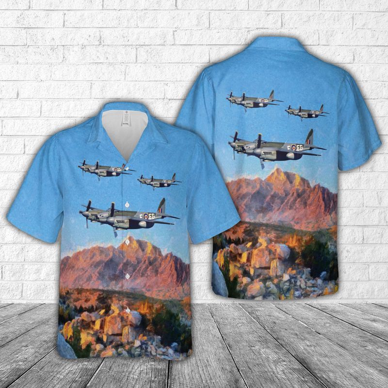 Royal Air Force 1946 de Havilland DH.98 Mosquito B.35 Hawaiian Shirt