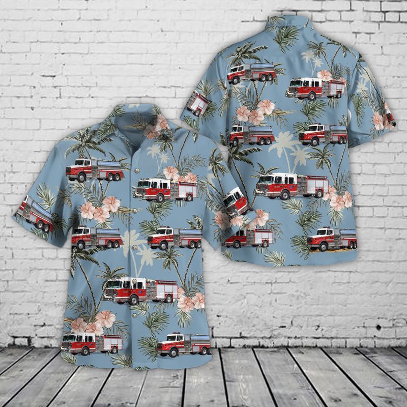 Three Bridges, New Jersey, Three Bridges Fire Company-Readington Twp Hawaiian Shirt