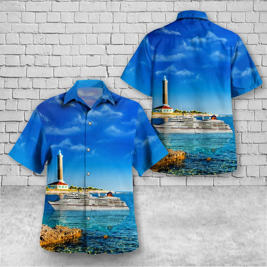 Hapag-Lloyd AG Hapag-Lloyd Kreuzfahrten Europa Hawaiian Shirt