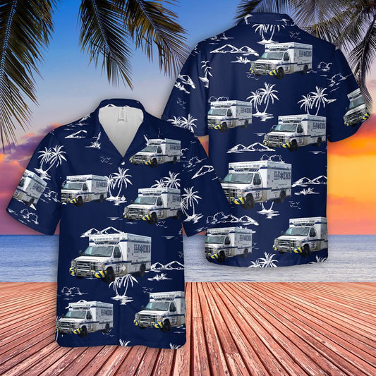 Pennsylvania Elk County EMS Hawaiian Shirt