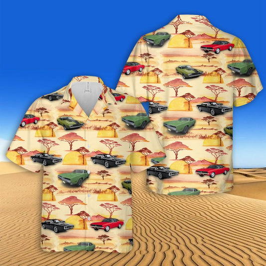 Dodge Charger Hawaiian Shirt