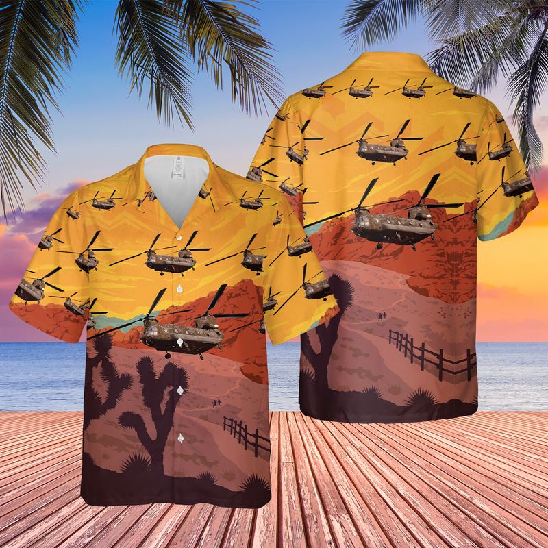 Nevada Army National Guard CH-47D Chinook Hawaiian Shirt