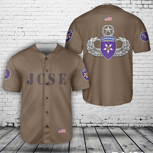 Joint Communications Support Element (Airborne) (JCSE) MAWings with JCSE Patch Baseball Jersey