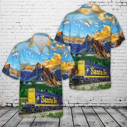 Atchison, Topeka and Santa Fe Railway Beep (locomotive) Hawaiian Shirt