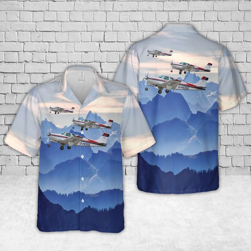 1987 Bonanza F33A Hawaiian Shirt