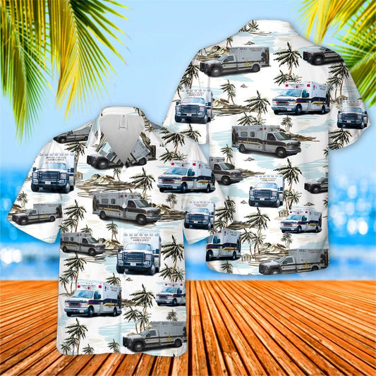 Powell EMS Hawaiian Shirt