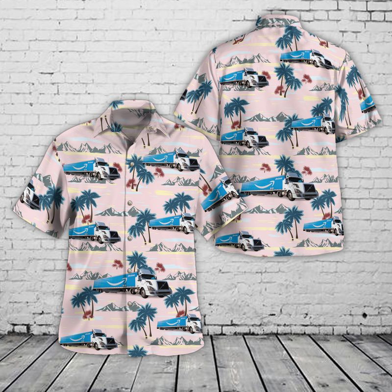 Amazon doubles truck Hawaiian Shirt