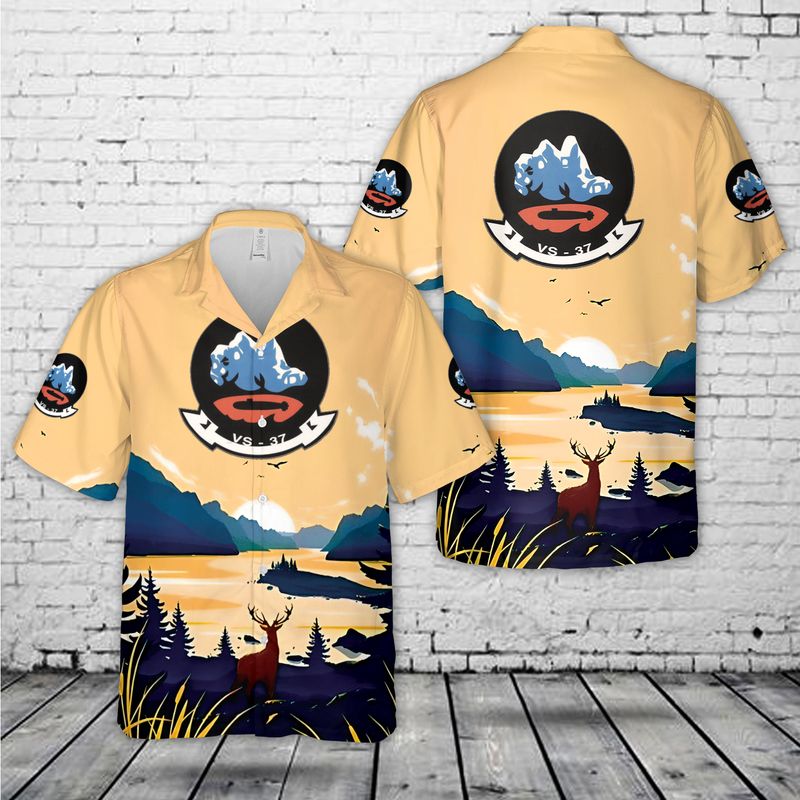 US Navy VS-37 S-3A Viking Hawaiian Shirt