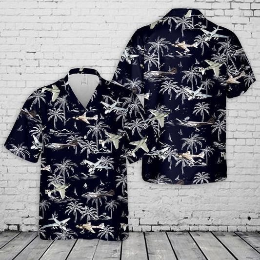 Grumman A-6 Intruder Hawaiian Shirt