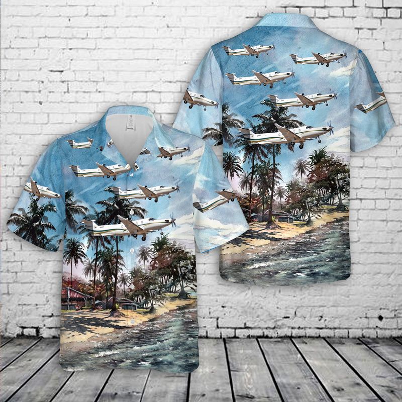 US Air Force 318th Special Operations Squadron Pilatus U-28A (PC12-45) 05-0594 Hawaiian Shirt