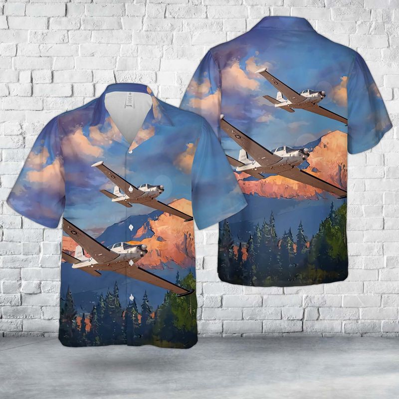 Beechcraft QU-22B Pave Eagle (Beech A36 Bonanza) Hawaiian Shirt