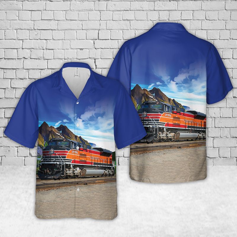 Union Pacific Heritage UP 1996 Southern Pacific Transportation Company Hawaiian Shirt