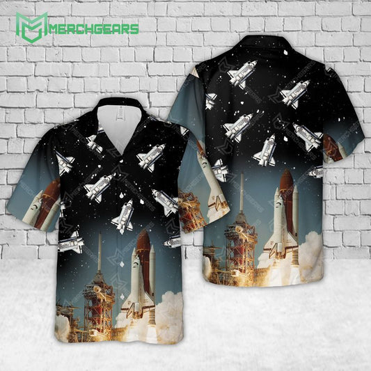 Space Shuttle Challenger Hawaiian Shirt