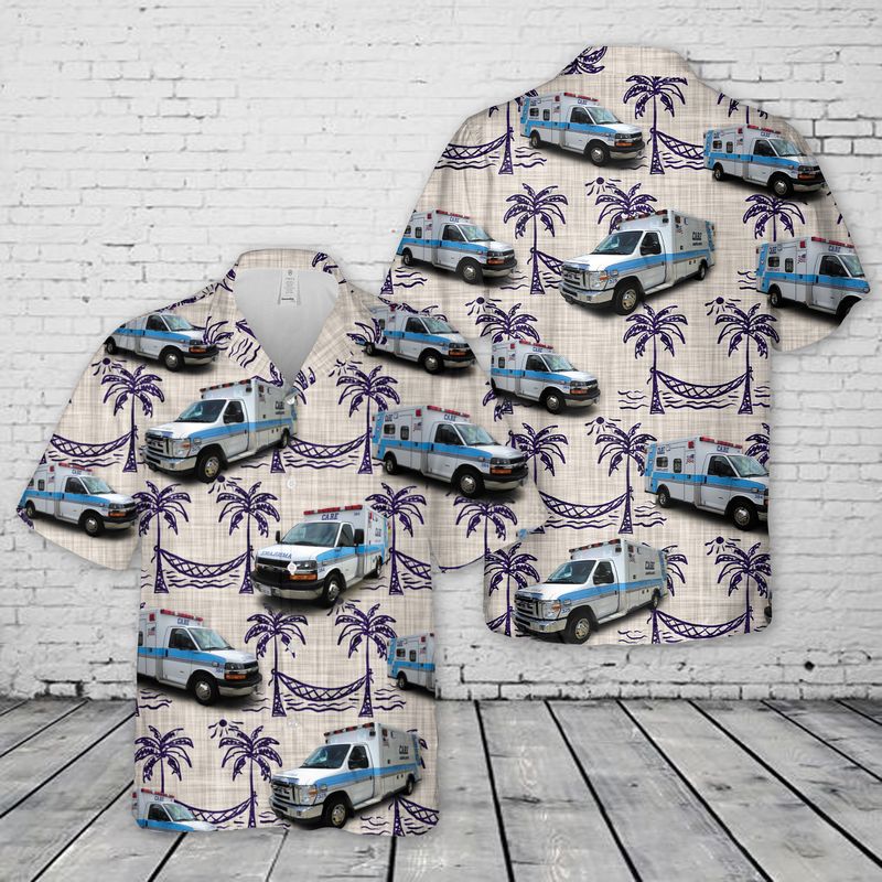 California Care Ambulance Service Hawaiian Shirt