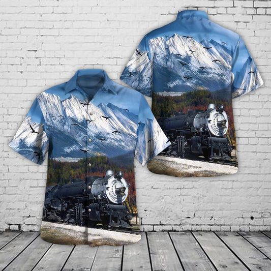 Colorado & Southern Railroad Engine 807 Hawaiian Shirt