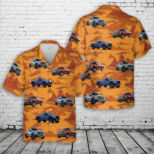 Ford F-150 Raptor Second generation (2017) Hawaiian Shirt