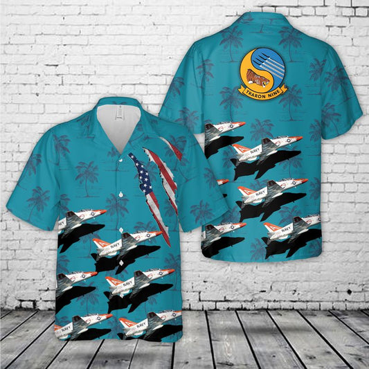 US Navy Training Squadron NINE (VT-9) T-45Cs Hawaiian Shirt