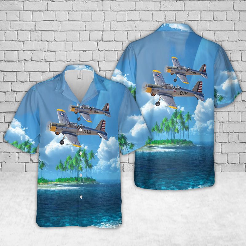 USAAF Vultee BT-13 Valiant Hawaiian Shirt