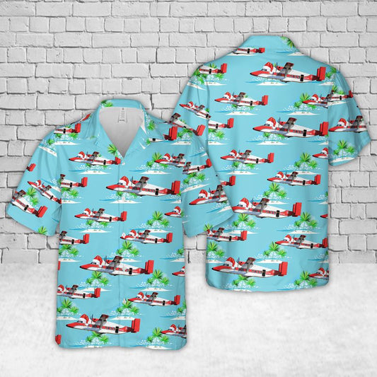 US Forest Service Short C-23B+ Sherpa (360) Christmas Hawaiian Shirt