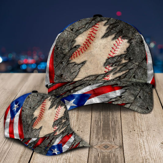 Baseball Puerto Rico Baseball Cap
