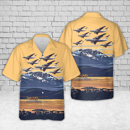 USAF 436th Airlift Wing Lockheed C-141 Starlifter Hawaiian Shirt