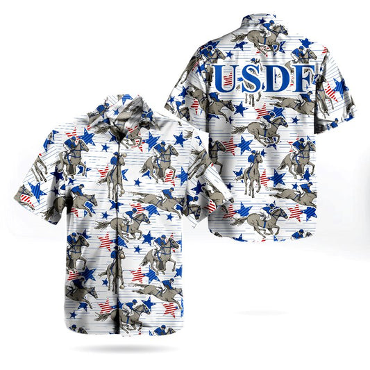 Horseback Riding USDF Hawaiian Shirt