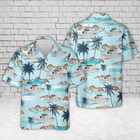 Royal Australian Navy HMAS Archer (P 86) Hawaiian Shirt