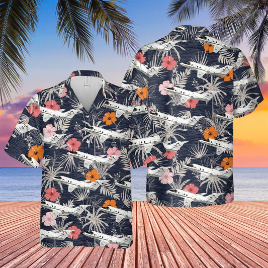 U.S Air Force Raytheon T-1 Jayhawk Hawaiian Shirt