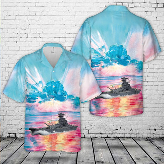Yamato Battleship 1941 Hawaiian Shirt