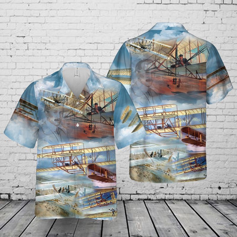 Wright Flyer Hawaiian Shirt