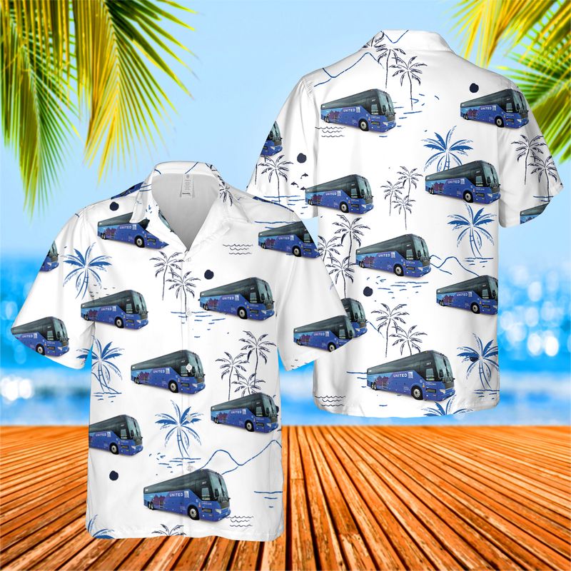 United Landline Bus Hawaiian Shirt