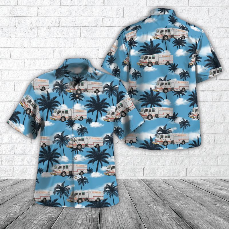 Allamuchy, New Jersey, Allamuchy Township - Rescue Hawaiian Shirt