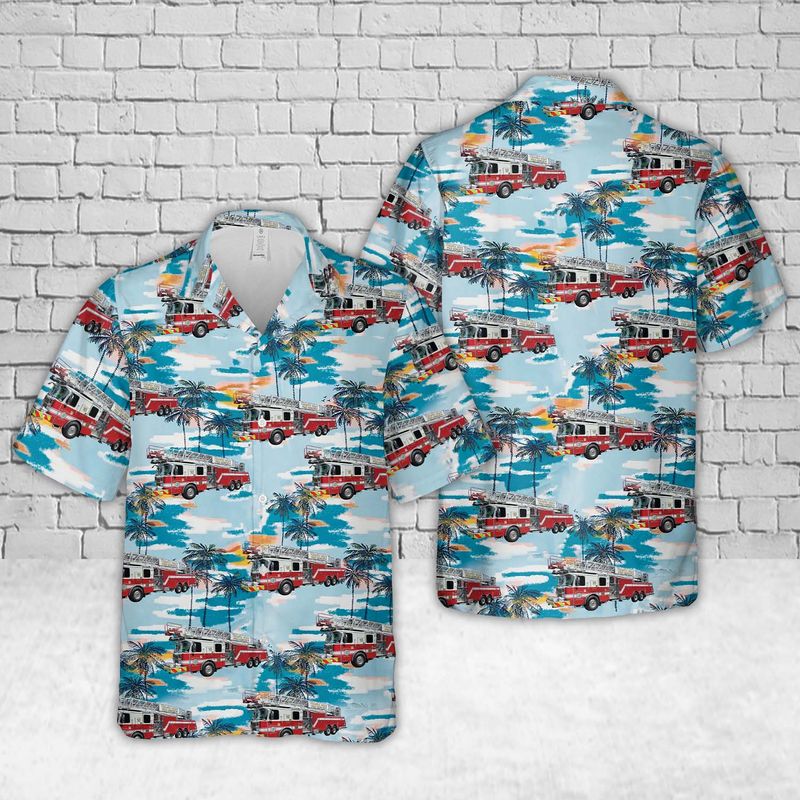 Virginia Beach Fire Rescue Hawaiian Shirt