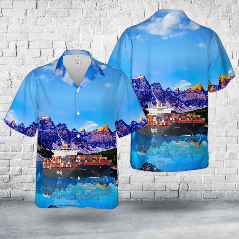 Hapag Lloyd Container Line Tsingtao Express Hawaiian Shirt