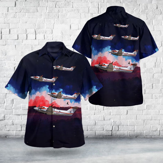 US Forest Service Beechcraft B200GT Super King Air Hawaiian Shirt