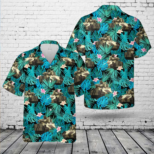 Montana Army National Guard M3A1 Bradley Hawaiian Shirt