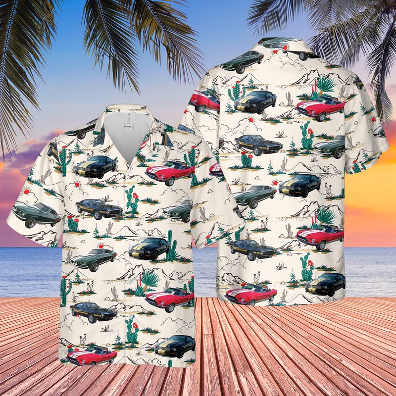 Shelby Mustang Hawaiian Shirt