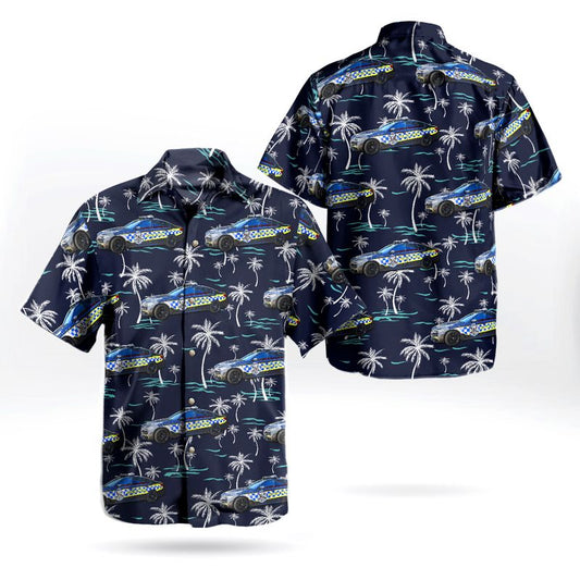 Victoria Police Highway Patrol Car Hawaiian Shirt