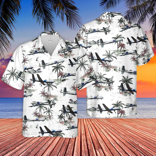 U.S. Department of Homeland Security GAAS MQ-9B Guardian Hawaiian Shirt