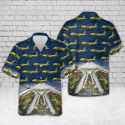 Spirit Airlines Airbus A320 Hawaiian Shirt
