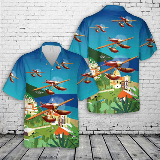 Macchi Castoldi MC 72 Hawaiian Shirt