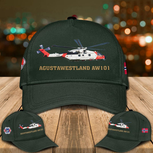 Royal Norwegian Air Force AgustaWestland AW101 Baseball Cap