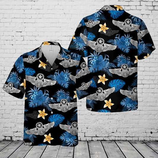 Enlisted Aircrew Wings (Master USAF) Hawaiian Shirt