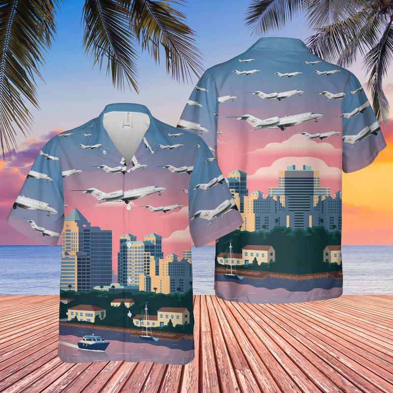 XOJET Cessna 750 Citation X Hawaiian Shirt