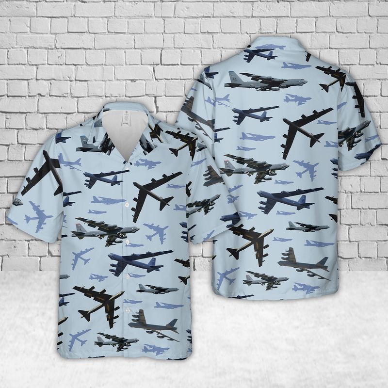 US Air Force Boeing B-52 Stratofortress Hawaiian Shirt