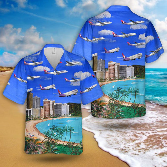 Hawaiian Airlines Airbus A321 Neo Hawaiian Shirt