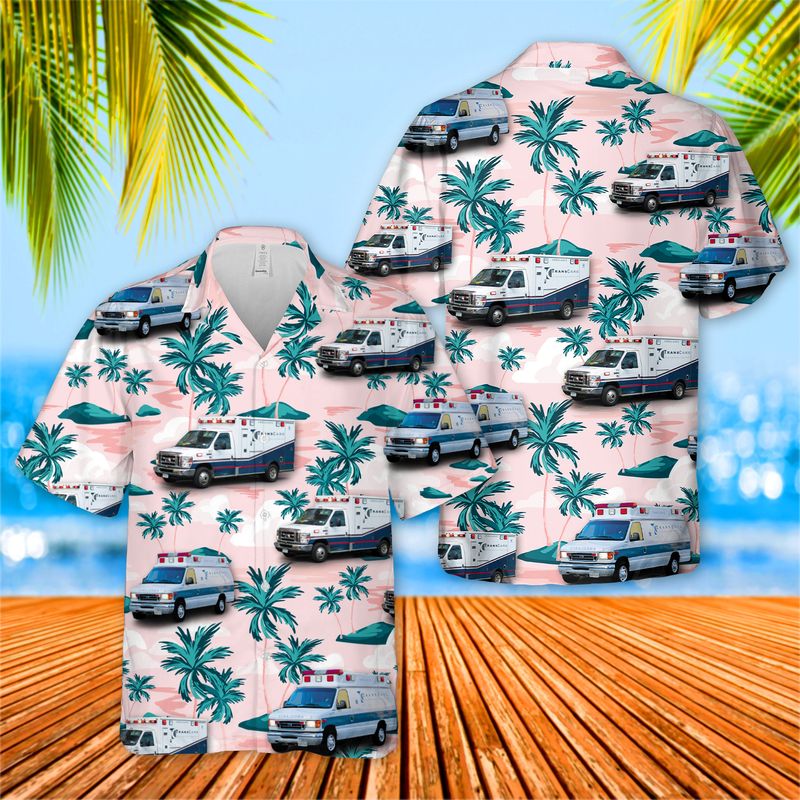 Transcare EMS Hawaiian Shirt